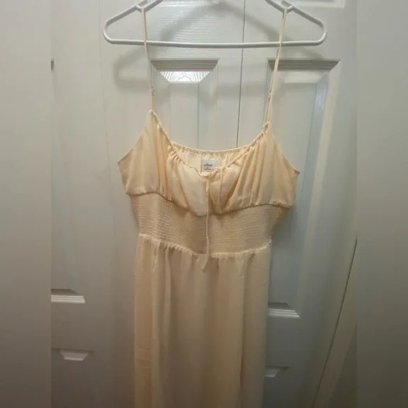 New Aritzia Wilfred Genoa Chiffon Smoke Slit Dress - Picture 5 of 10